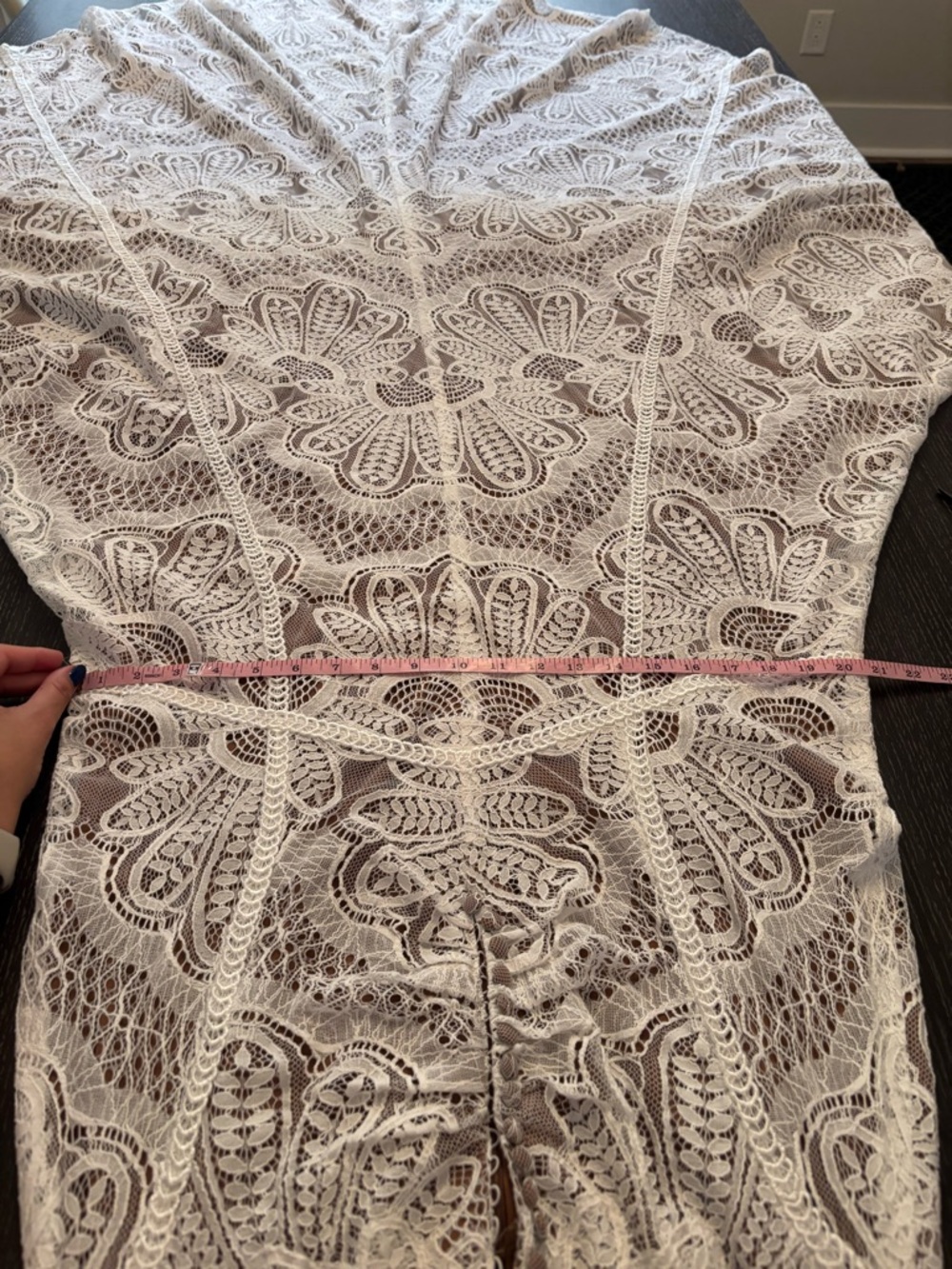 All Who Wonder Ryder Simple Lace Boho Wedding Dress With Vintage Details - Picture 11 of 15